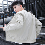 秋季男士棒球服夹克男韩版潮流新款街头运动风外套青少年837-P45，男装夹克，星座1403B