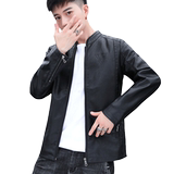 秋季新品休闲时尚皮夹克外套PU皮衣男811-P50，男装皮衣，星座1403B