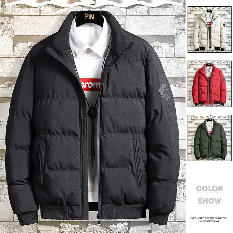 秋冬棉衣男冬季外套新款韩版立领潮流加厚短款棉袄962/8668-P40，男装棉衣，星座1403B