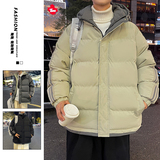 冬季保暖棉衣外套男潮流连帽棉袄大码宽松男加厚面包服2819-P72，男装棉衣，星座1403B