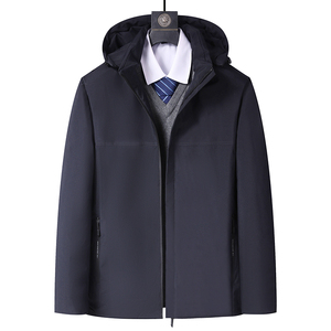 直播冬季男士休闲商务风棉服加厚外套爸爸装棉衣M551-P80图片