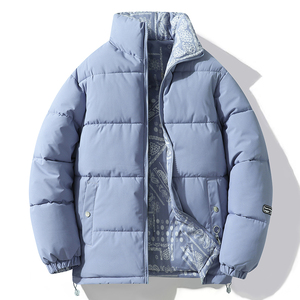 抖音双面穿羽绒棉服加厚男休闲外套宽松大码立棉衣987-P55