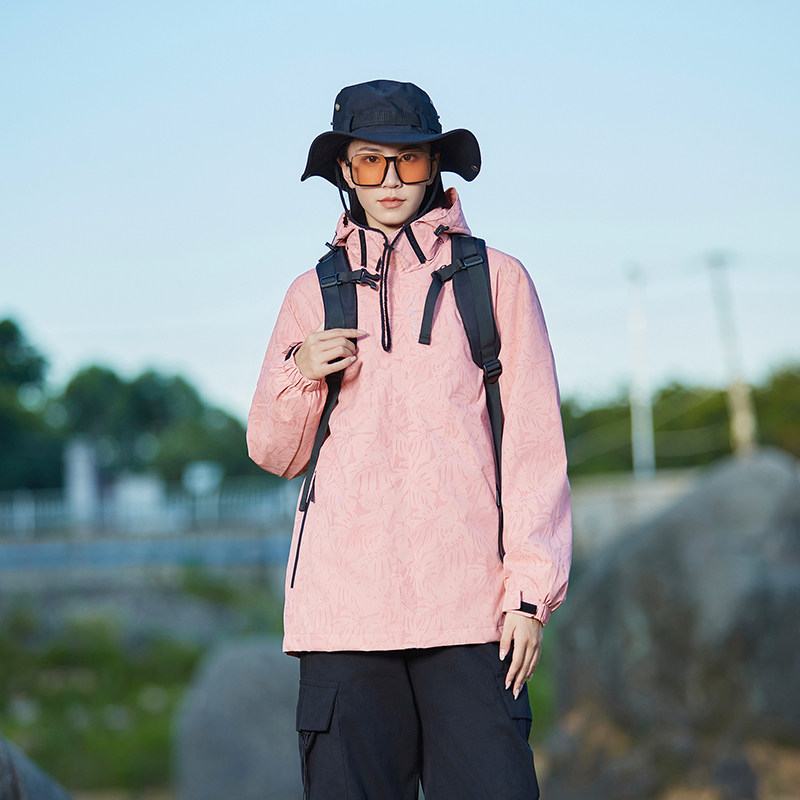 秋季情侣款冲锋衣印花迷彩防风放水户外运动夹克外套男6268M-P45,男装夹克,星座1403B