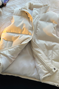 马甲男女棉衣潮流立领棉服秋冬季bf加厚坎肩无袖保暖外套M809-P30图片