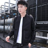 秋季男士棒球服夹克男韩版潮流新款街头运动风外套青少年837-P45，男装夹克，星座1403B
