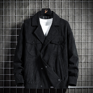 秋冬新款男士翻领灯芯绒休闲西服外套夹克男士上衣JK861-P60图片