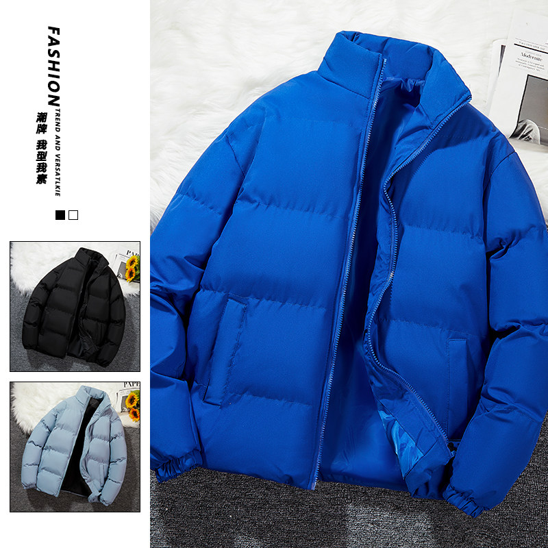 冬季男士韩版立领宽松港风面包服棉袄情侣款加厚外套2208-P42,男装棉衣,星座1403B