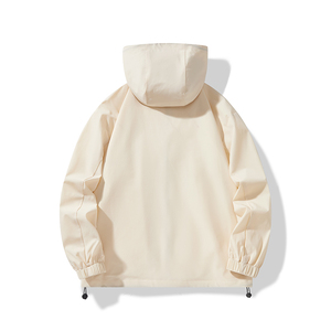 2024春季新款冲锋衣男潮牌宽松连帽登山服工装夹克外套2373-P55图片