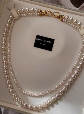 施家珍珠项链女2025新款气质
