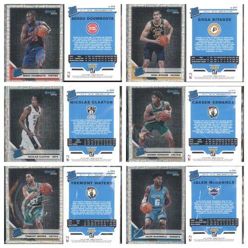 2019-20 panini donruss系列迷宫折NBA球星卡新秀RC