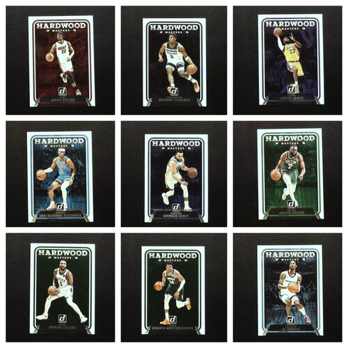 2024-25panini donruss系列Hardwood特卡正版NBA球星卡詹姆斯库里