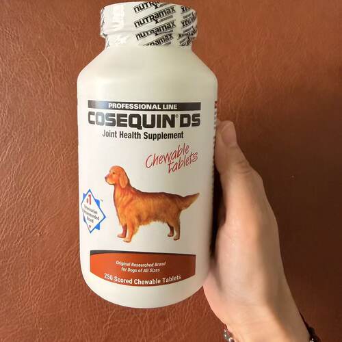Nutramax Cosequin狗狗关节养护咀嚼片葡萄糖胺+软骨素配方250粒