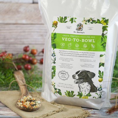 【现货】美国Dr. Harvey's 狗狗Veg-To-Bowl 无谷物脱水狗粮3\磅