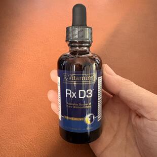【代购】Rx Vitamins Rx D3 维生素D3液体补充剂|犬猫通用 60ml