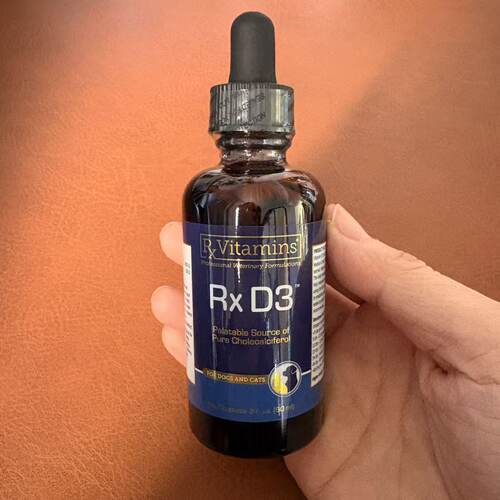 【现货】Rx Vitamins Rx D3 维生素D3液体补充剂|犬猫通用 60ml