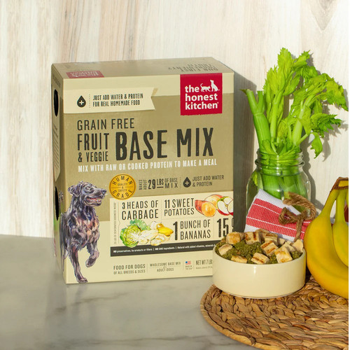 【现货】美国The Honest Kitchen 脱水无谷水果蔬菜基础混合狗粮