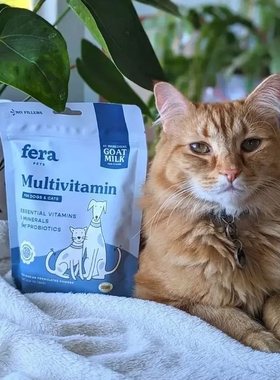 【代购】Fera pets宠物山羊奶多维营养粉 平衡宠物肠道微生物群