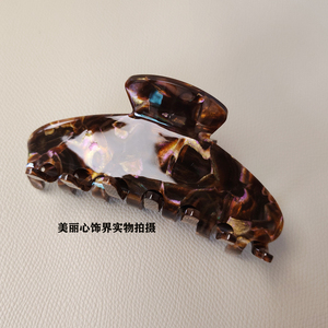 法式优雅后脑勺醋酸发夹