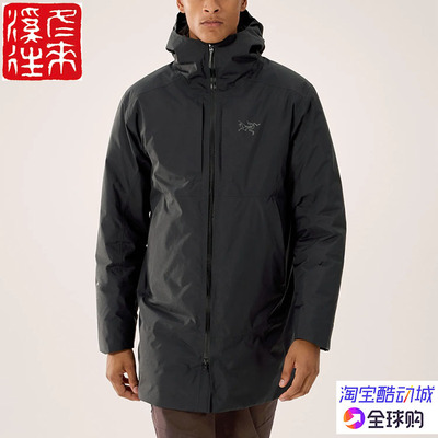 始祖鸟男防风雨保暖羽绒大衣