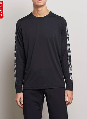 国现始祖鸟Arcteryx Cormac Logo LS M男子透气速干长袖T恤29682