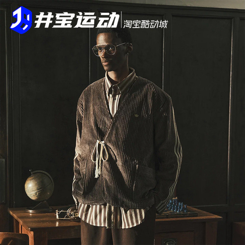 阿迪达斯CLOT联名灯芯绒男外套