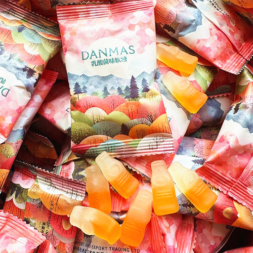 丹玛仕DANMAS乳酸菌软糖QQ橡皮糖结婚喜糖办公室小零食高颜值糖果