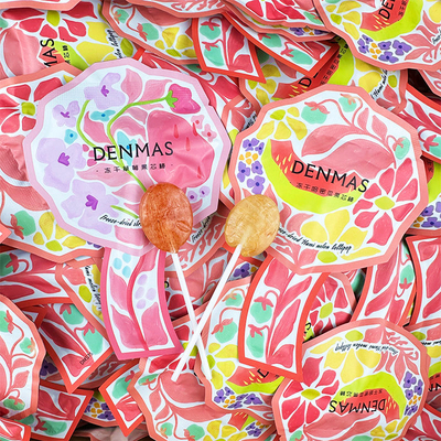 英国DENMAS丹玛仕冻干水果棒棒糖