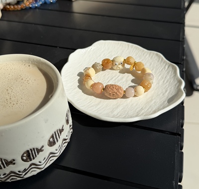 天然多宝菩提手串女款单圈简约风格饰品送女友闺蜜生日礼物