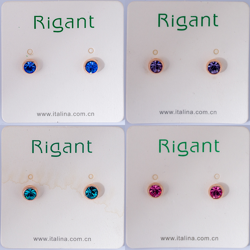 伊泰莲娜丽晶红苹果专柜耳钉耳饰