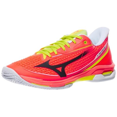 海外代购 男 舒适耐磨网球鞋 Mizuno Wave Exceed Tour 7 Lava