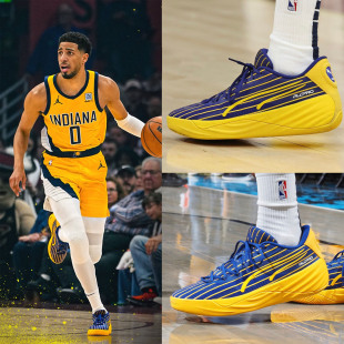 美国代购男篮球鞋耐磨PUMA All-Pro NITRO哈利伯顿款步行者配色