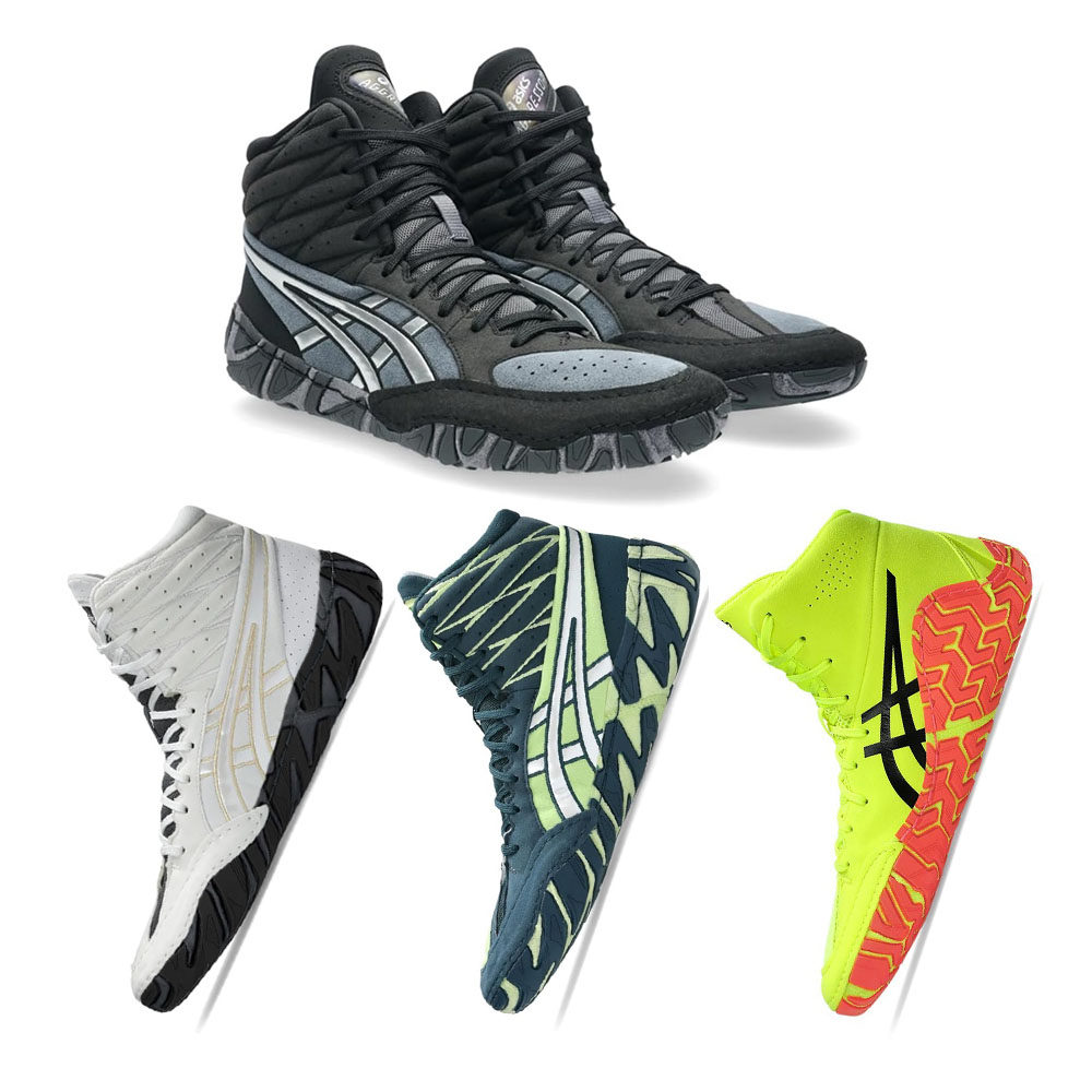美国代购Asics AGGRESSOR 6侵略者男摔跤鞋深蹲硬拉训练鞋拳击鞋