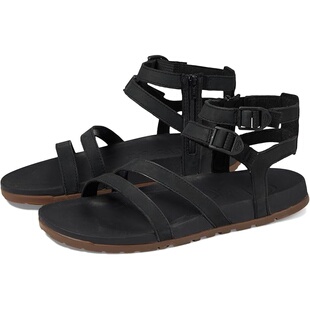 Leather 海外代购 Strappy Lowdown Chaco 女户外休闲沙滩鞋 凉鞋