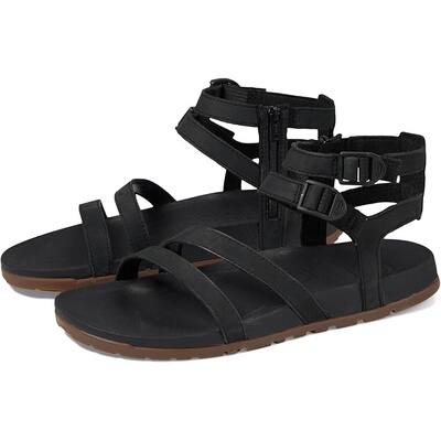 海外代购 女户外休闲沙滩鞋凉鞋Chaco Lowdown Leather Strappy