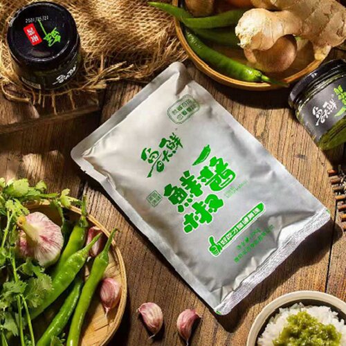 山东润吉鲁大鲜500g包装鲜椒酱