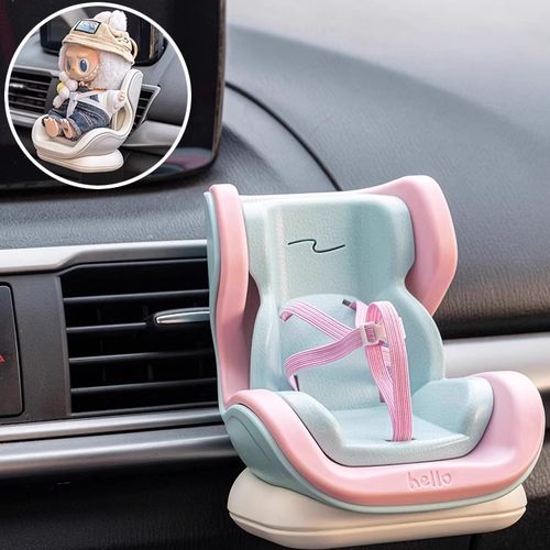 泡泡玛特labubu车载安全座椅
