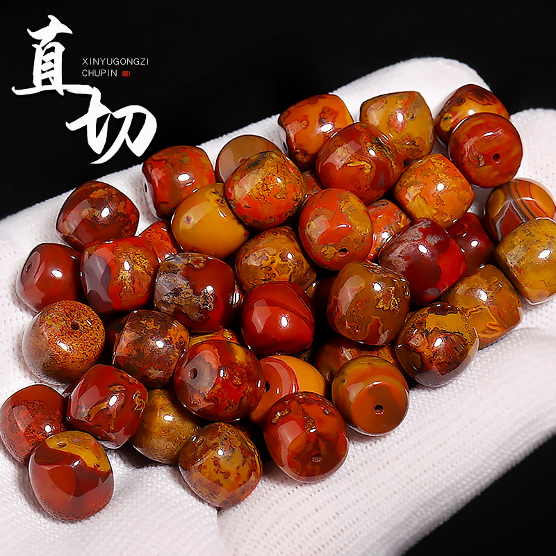 原矿宣化战国红直切桶珠隔珠散珠文玩金刚星月菩提子手串diy配饰,饰品/流行首饰/时尚饰品新,其他DIY饰品配件,淘宝优惠券,粉丝福利购,淘宝优惠卷