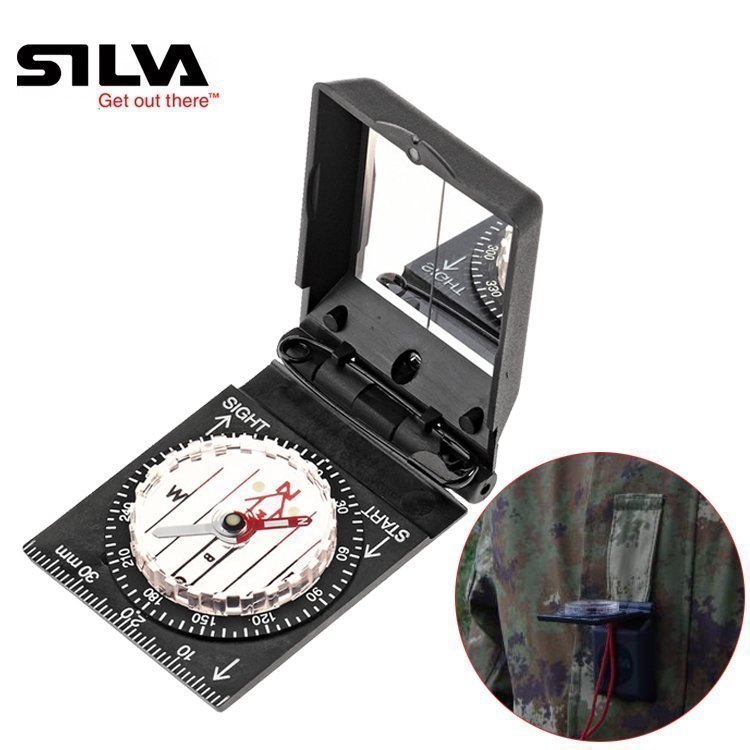 ÕýÆ·ÈðµäSILVA»§ÍⶨÏòÔ˶¯µÇɽҹ¹âÐØ¿ÛʽָÄÏÕëÖ¸±±ÕëRanger SL