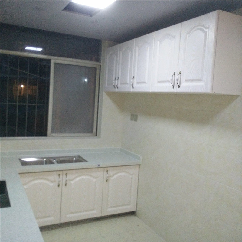 成都橱房定制实木颗粒板吊柜厨房灶台安装修工厂直供石材石英石板