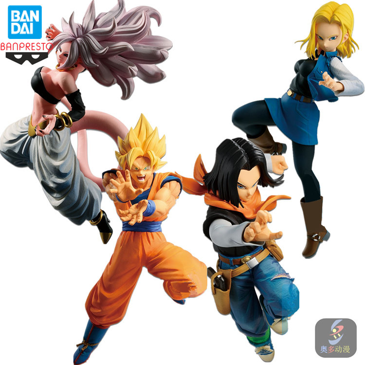 现货包邮 眼镜厂正品 七龙珠超 人造人17号 18号 21号 孙悟空摆件在类目 模玩/动漫/周边/cos/桌游, 手办/扭蛋/人偶/BJD/兵人, 其它手办中 - 来自Buy2taobao.com提供专业的淘宝代购服务