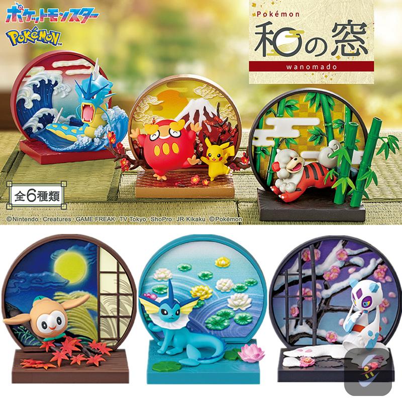 re-ment宝可梦盒蛋水伊布窗景