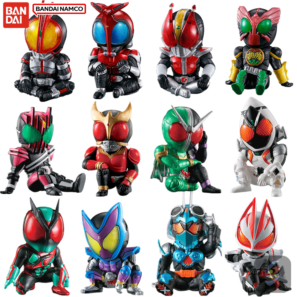 万代扭蛋假面骑士等待坐姿摆件