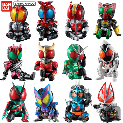 万代扭蛋假面骑士等待坐姿摆件