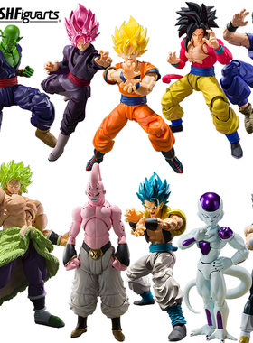 现货包邮 万代 龙珠 SHF 弗利萨 赛亚人孙悟空 布欧 沙鲁人偶手办