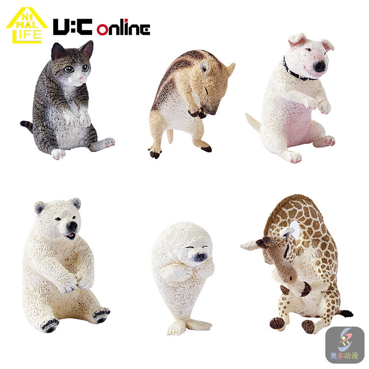 现货包邮 animal life正品盒蛋 动物的生命系列手指动物 指中玩具