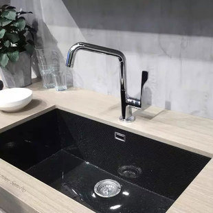 汉斯格雅雅生奇特里奥单把手厨房水槽冷热龙头39850007/39850000