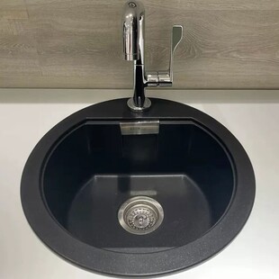 德国进口汉斯格雅雅生花岗岩厨房水槽洗碗池洗菜盆43009500单圆槽