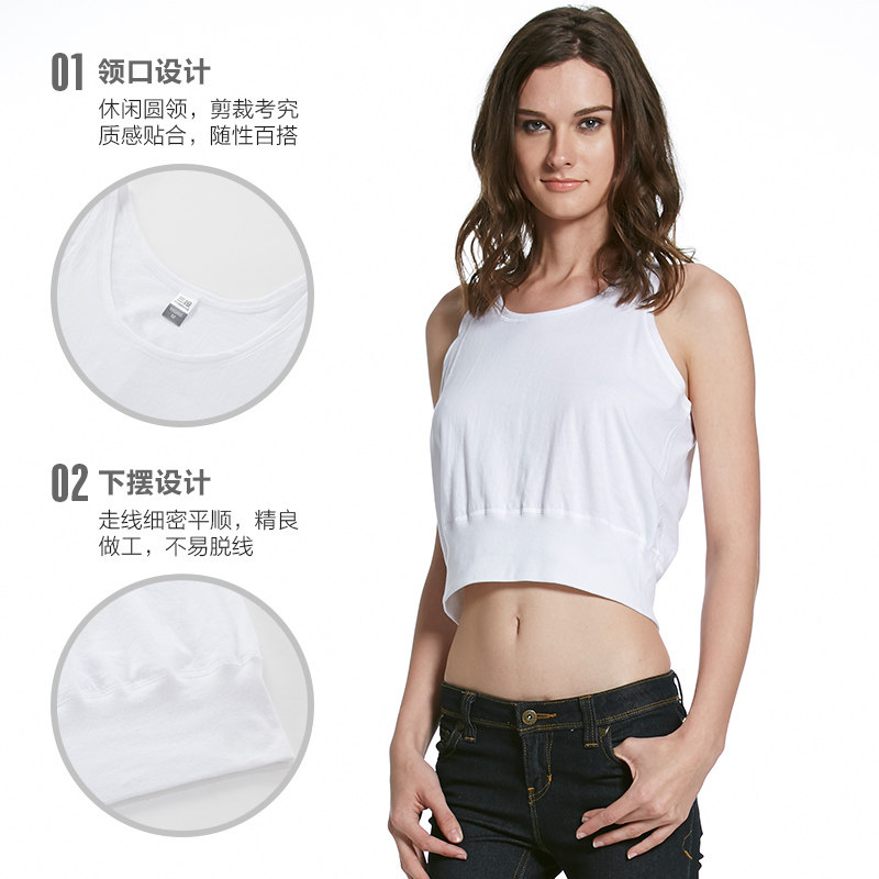 清仓品牌背心女中老年妈妈全棉打底内衣纯棉短款大码宽松白色棉