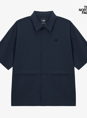26夏韩国直邮TheNorthFace北面男户外休闲宽松短袖衬衫NH8SS22