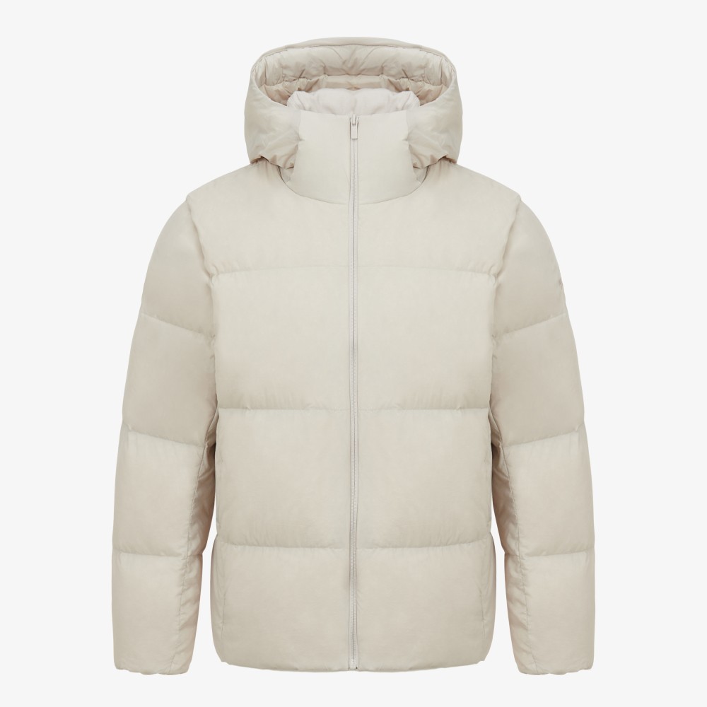 北面男女户外连帽轻量保暖羽绒服